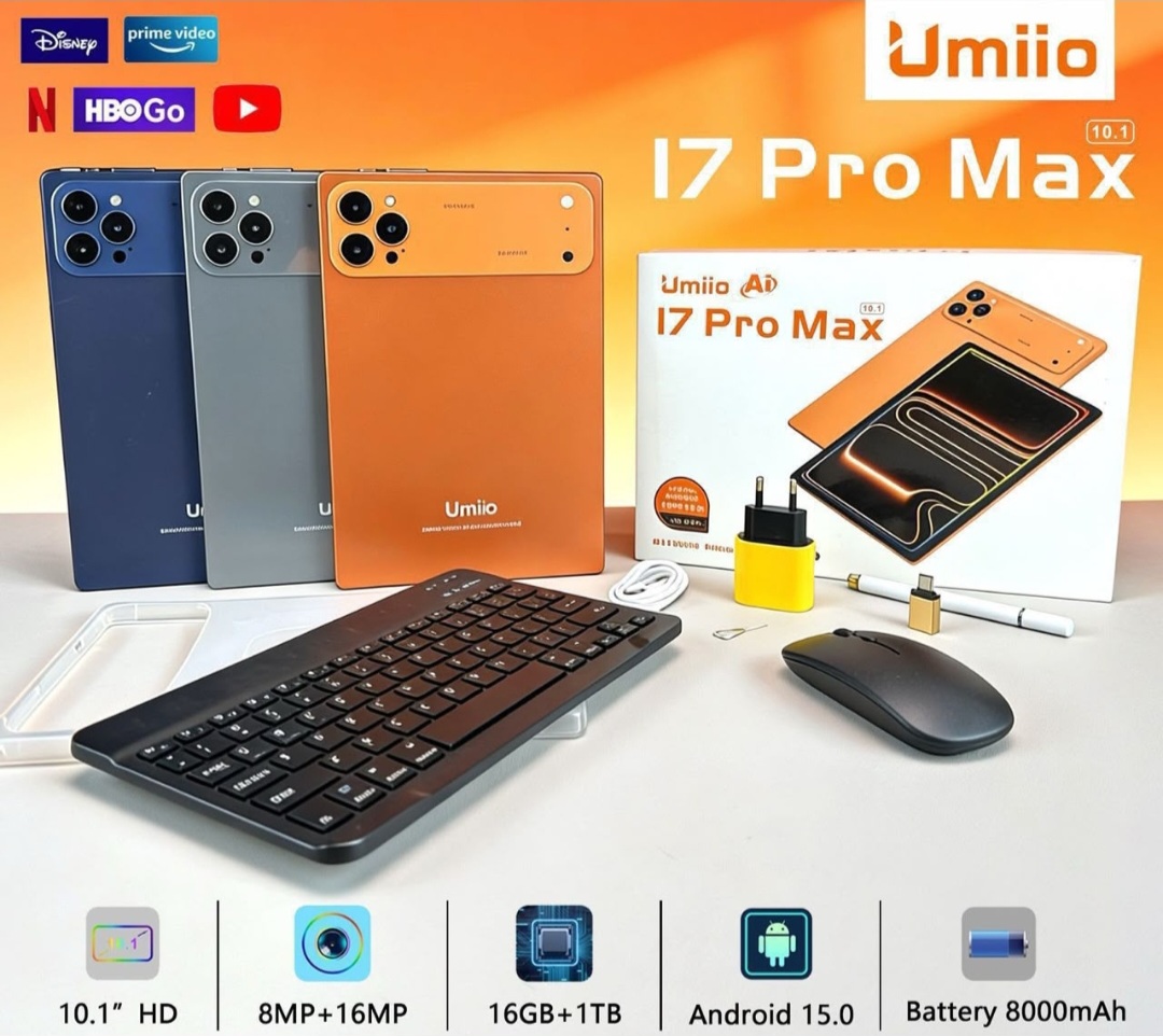 تبلت یومیو 17pro max | حافظه ۶۴ رم ۳گیگابایت